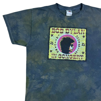 Vintage Y2K Bob Dylan In Concert tie dye faded band tee (M)