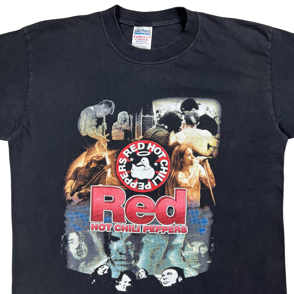 Vintage 2000 Red Hot Chili Peppers RHCP Foo Fighters tour faded band tee (L)
