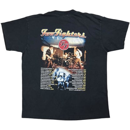 Vintage 2000 Red Hot Chili Peppers RHCP Foo Fighters tour faded band tee (L)
