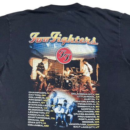 Vintage 2000 Red Hot Chili Peppers RHCP Foo Fighters tour faded band tee (L)