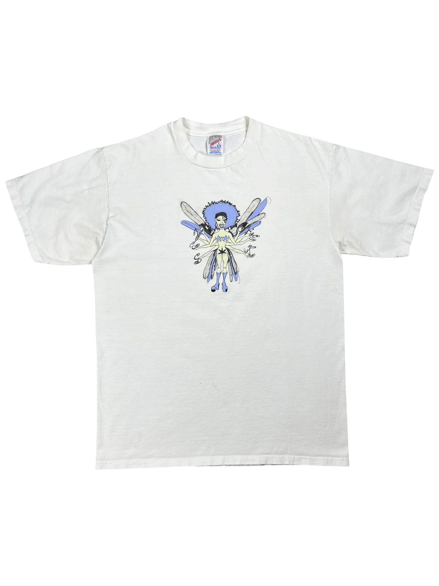 Vintage 90s Dominatrix fairy BDSM NSFW tee (L)
