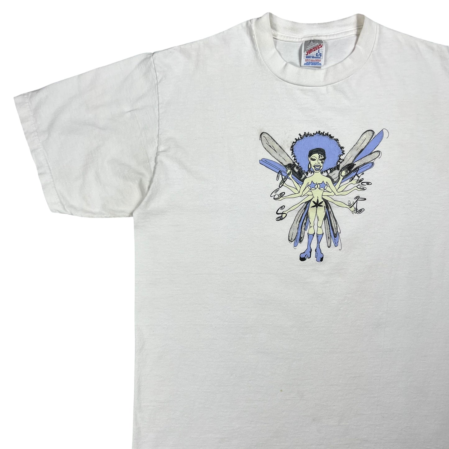Vintage 90s Dominatrix fairy BDSM NSFW tee (L)