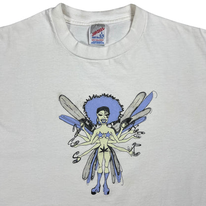 Vintage 90s Dominatrix fairy BDSM NSFW tee (L)