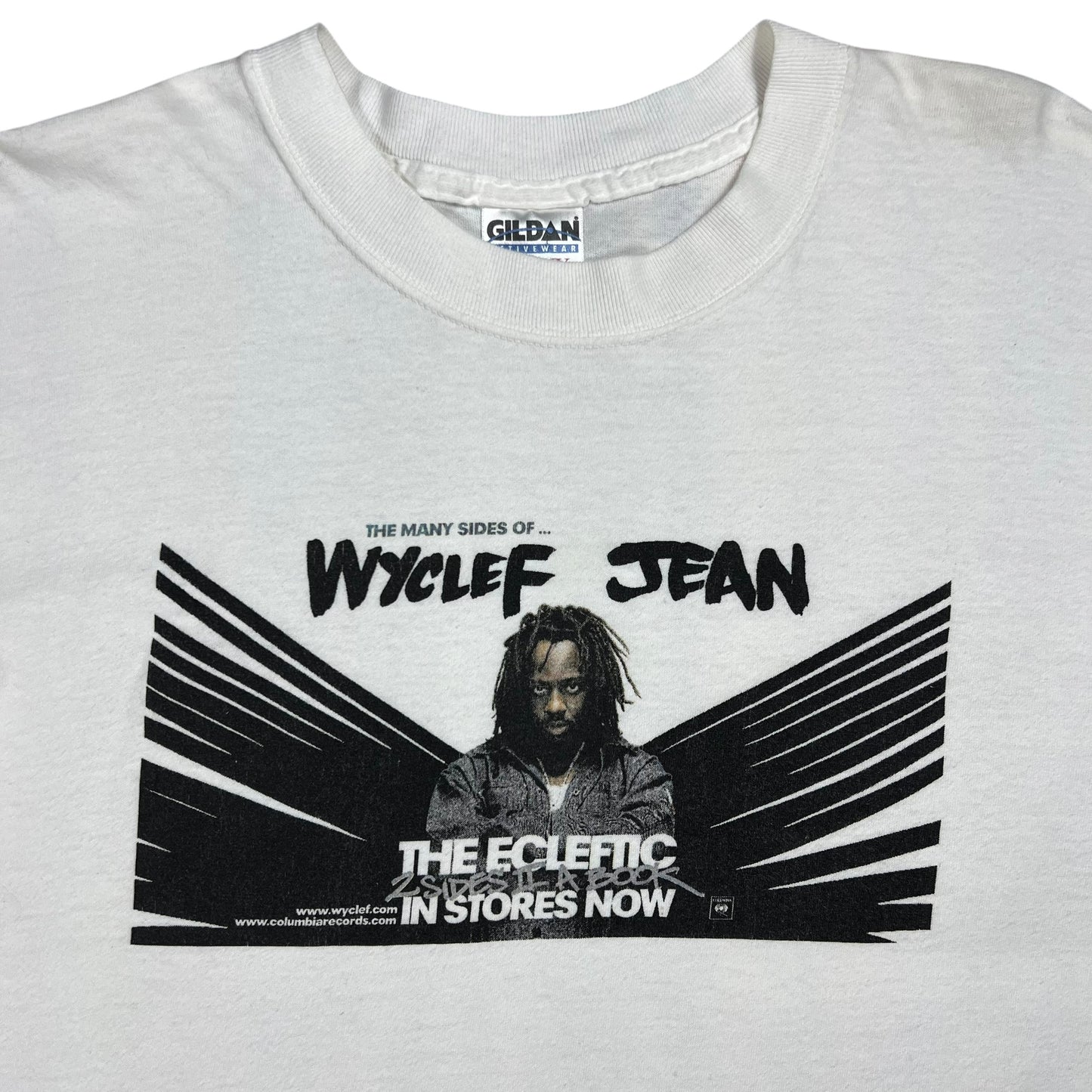Vintage 2000 Wyclef Jean The Ecleftic 2 Sides II a Book Fugees rap tee (XL)