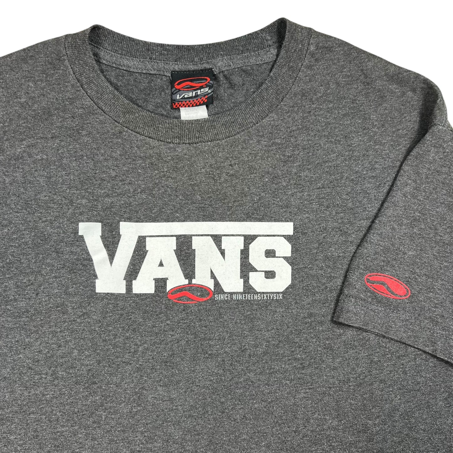 Vintage 90s Vans old logo since 1966 skate tee (L)