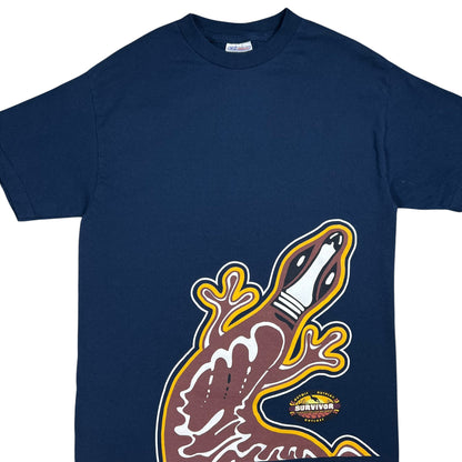 Vintage Y2K Reebok Survivor Outwit Outplay Outlast tee (M)