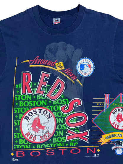 Vintage 1992 Salem Sports Boston Red Sox Around The Horn all over print tee (XL)