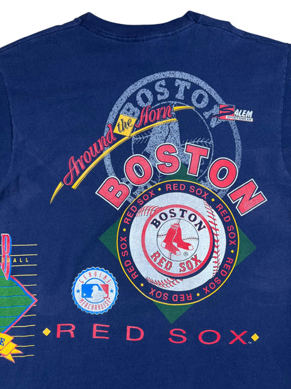 Vintage 1992 Salem Sports Boston Red Sox Around The Horn all over print tee (XL)