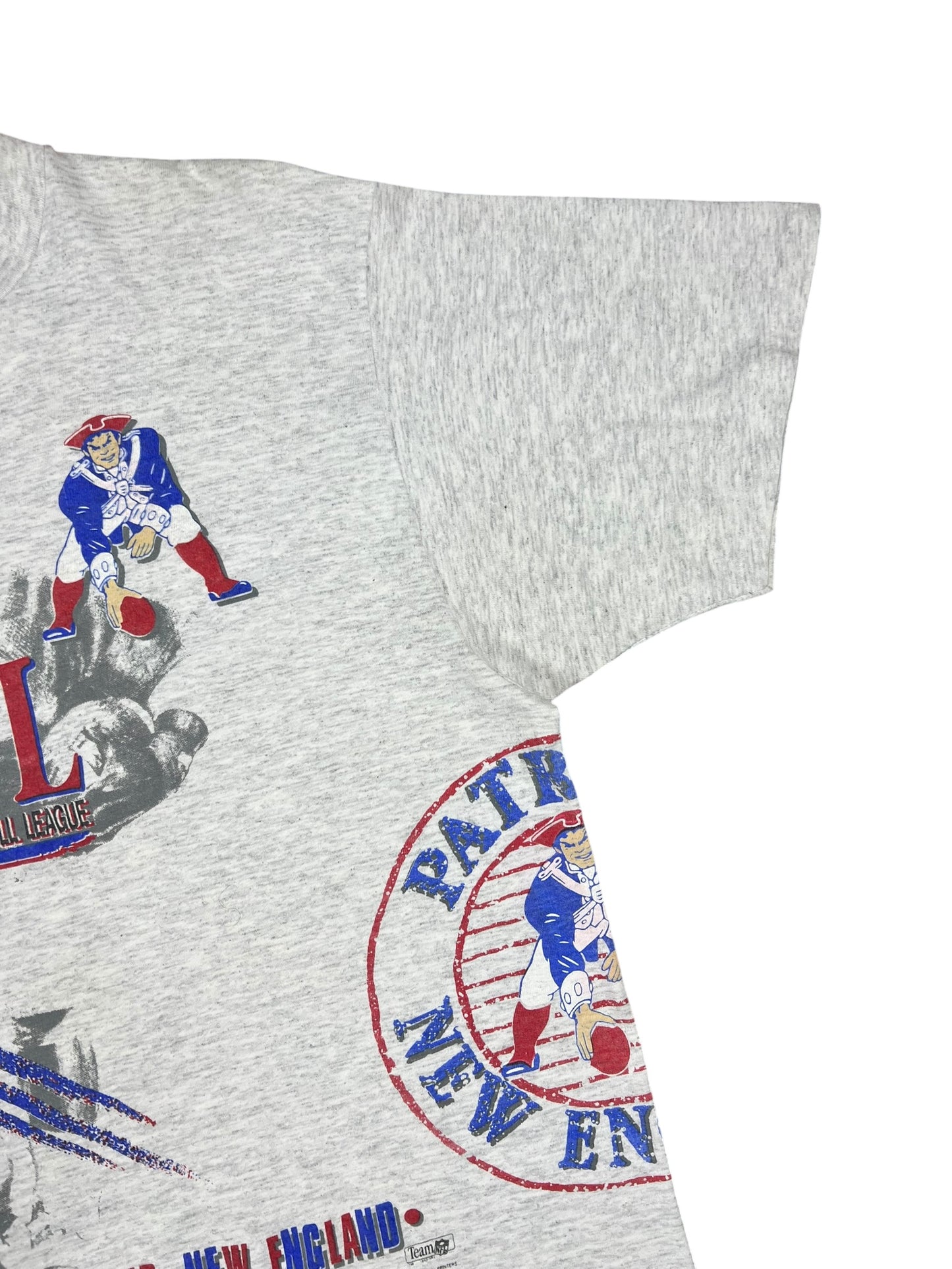Vintage 1992 Salem Sports New England Patriots Aerial Assault all over print tee (XL)