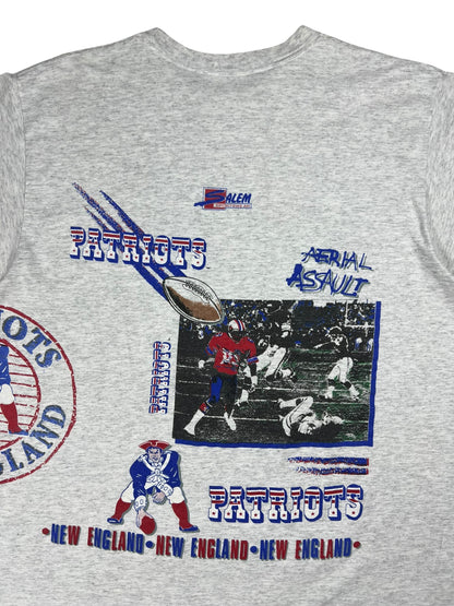 Vintage 1992 Salem Sports New England Patriots Aerial Assault all over print tee (XL)