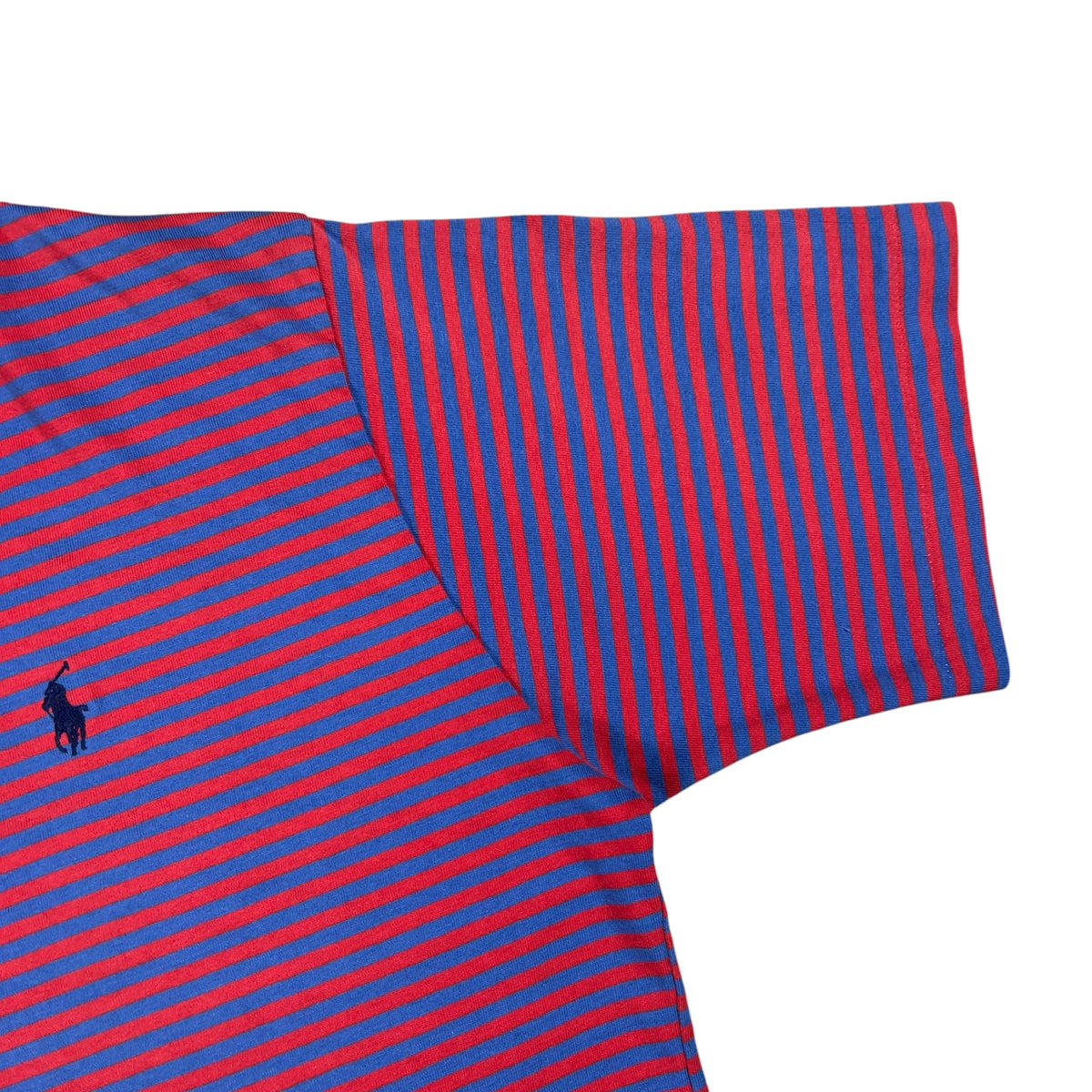 Vintage 80s Polo Ralph Lauren mini horse striped stripey tee (S)