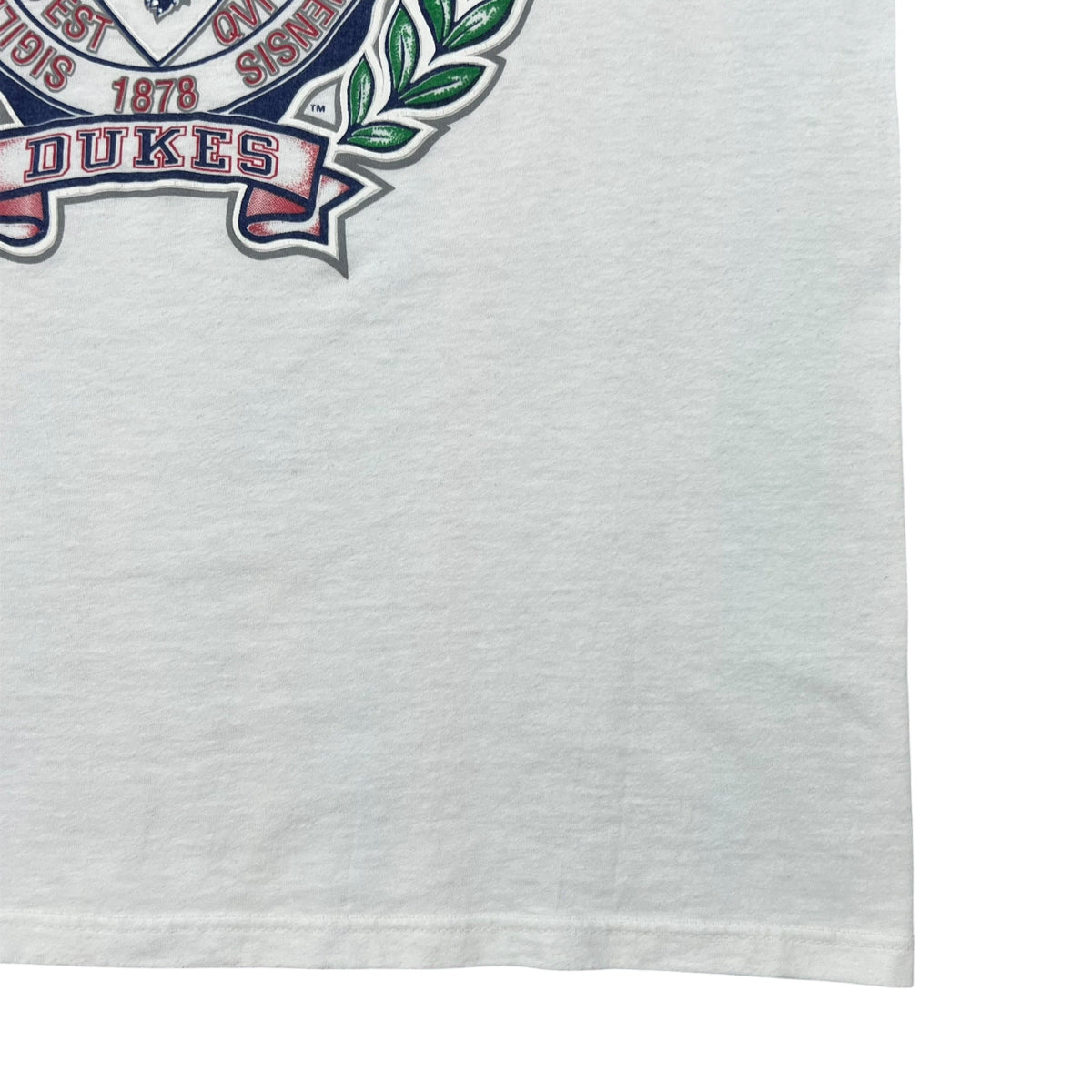 Vintage 80s Duquesne University Dukes crest tee (M)