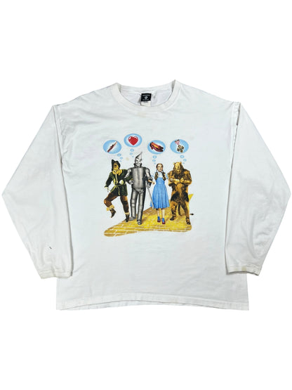 Vintage 1998 The Wizard of Oz Warner Bros faded worn long sleeve shirt (XXL)