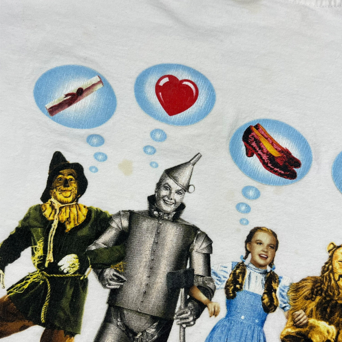 Vintage 1998 The Wizard of Oz Warner Bros faded worn long sleeve shirt (XXL)