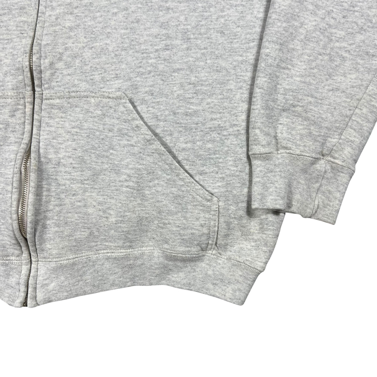 Vintage 90s Levi’s Strauss USA made heather grey zip up hoodie (L)