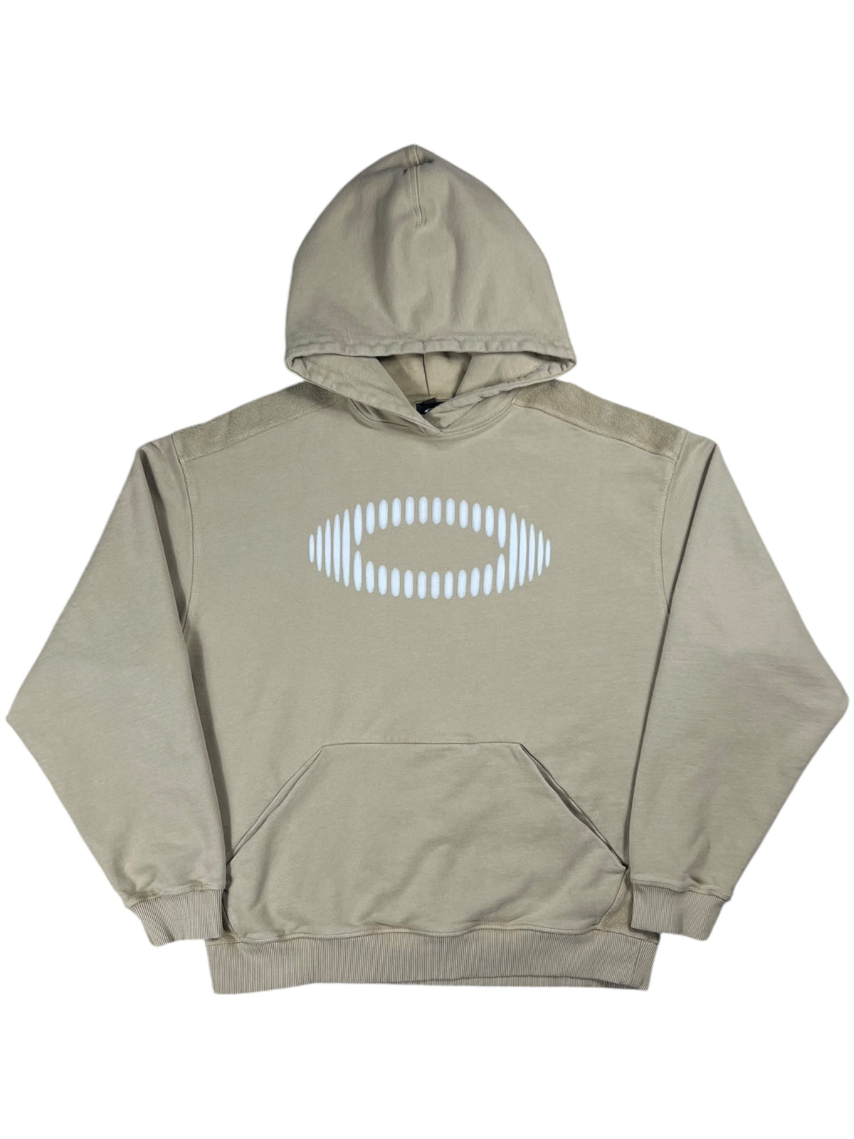 Y2K Oakley logo boxy fit hoodie (XL)