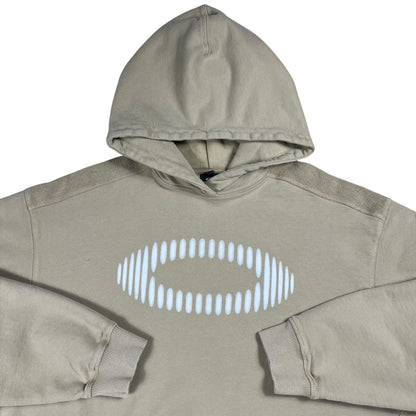 Y2K Oakley logo boxy fit hoodie (XL)