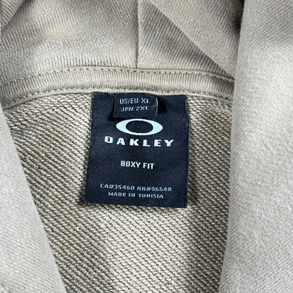 Y2K Oakley logo boxy fit hoodie (XL)
