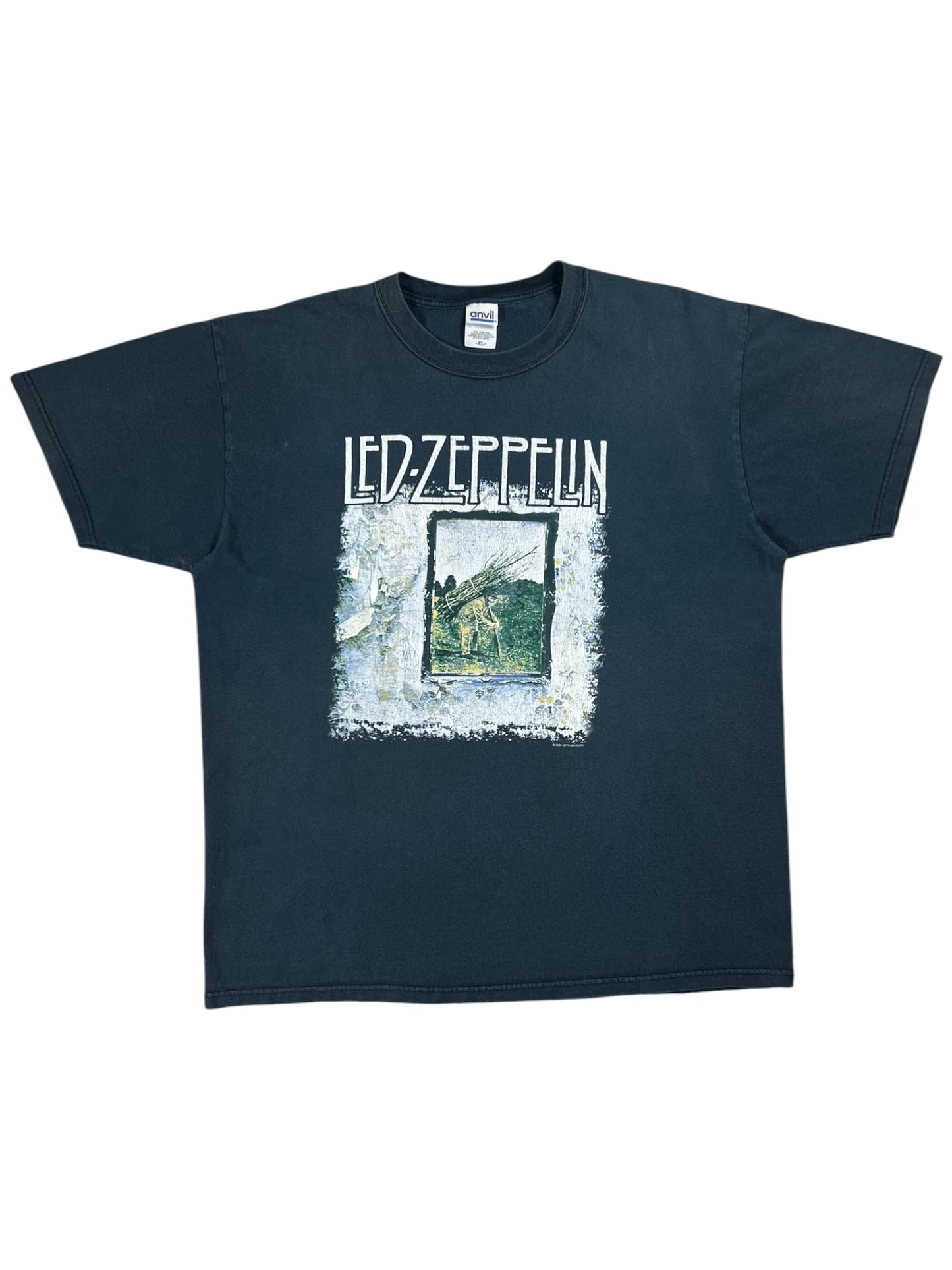 Vintage 2004 Led Zeppelin 4 faded album band tee (XL)