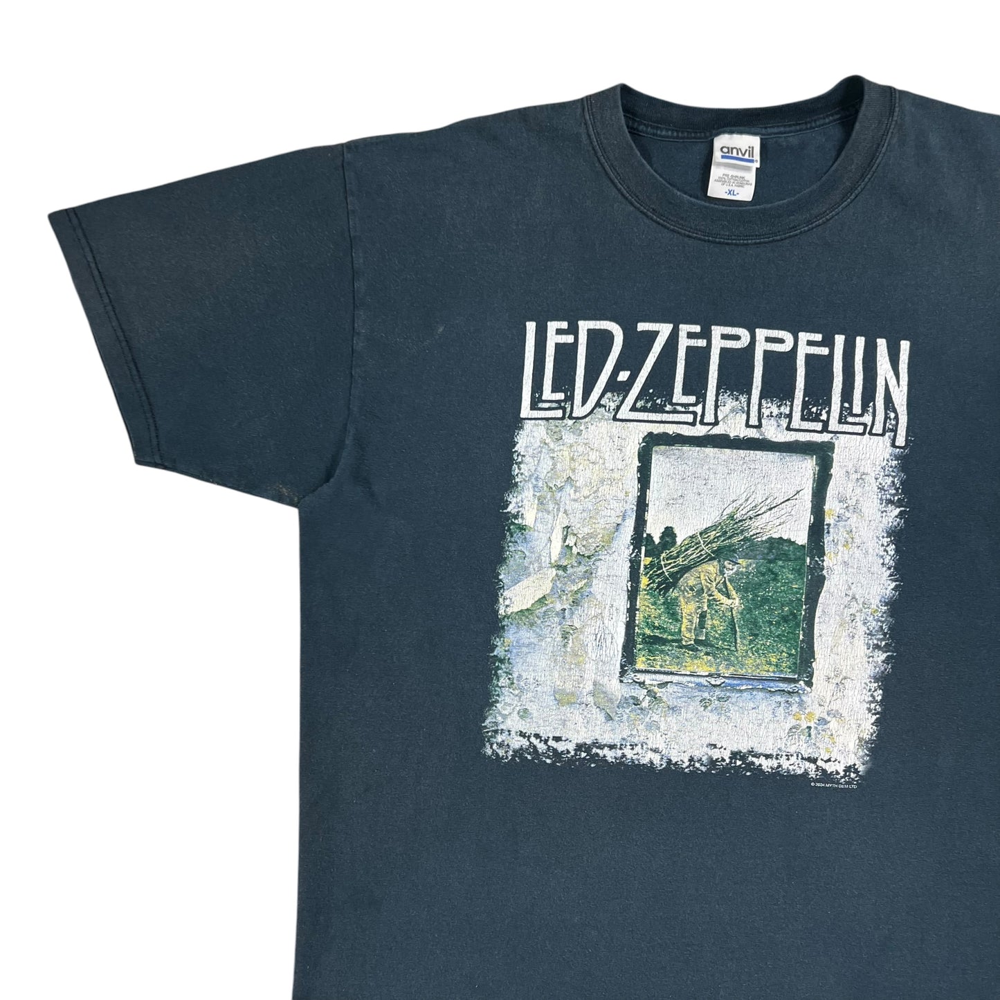 Vintage 2004 Led Zeppelin 4 faded album band tee (XL)