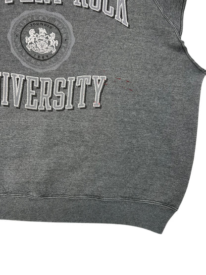 Vintage 90s Slippery Rock University cut off sleeveless sweatshirt (M/L)