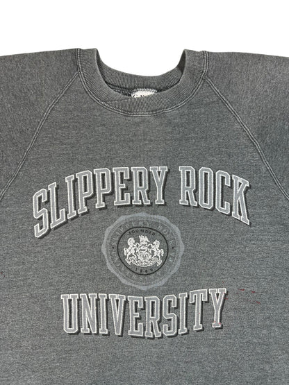 Vintage 90s Slippery Rock University cut off sleeveless sweatshirt (M/L)