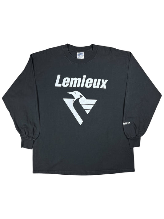 Vintage 2000 Pittsburgh Penguins Mario Lemieux “He’s Back” NHL long sleeve (XL)