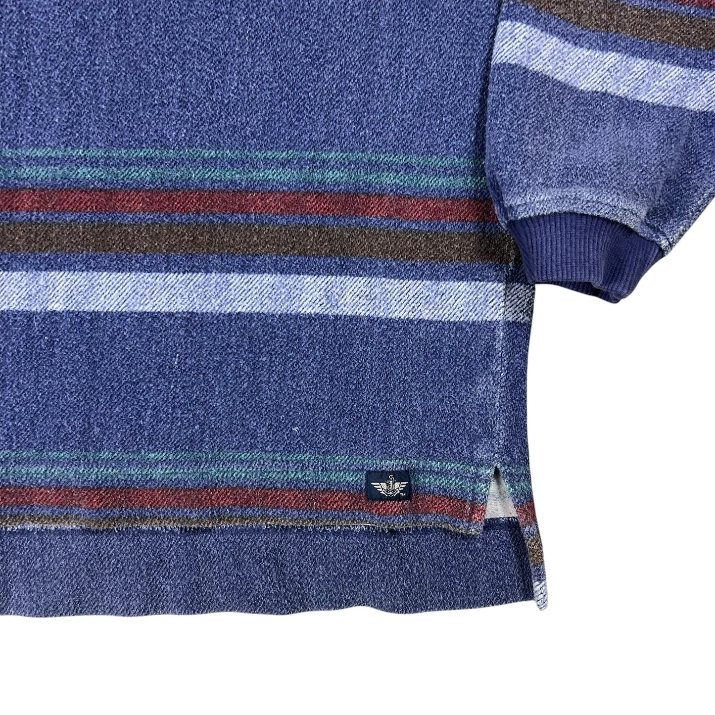 Vintage 90s Dockers By Levi’s striped long sleeve rugby shirt (M/L)