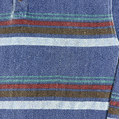 Vintage 90s Dockers By Levi’s striped long sleeve rugby shirt (M/L)
