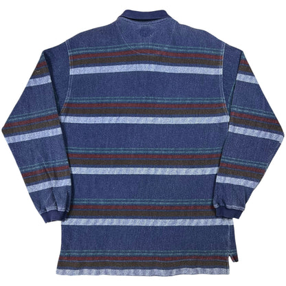 Vintage 90s Dockers By Levi’s striped long sleeve rugby shirt (M/L)