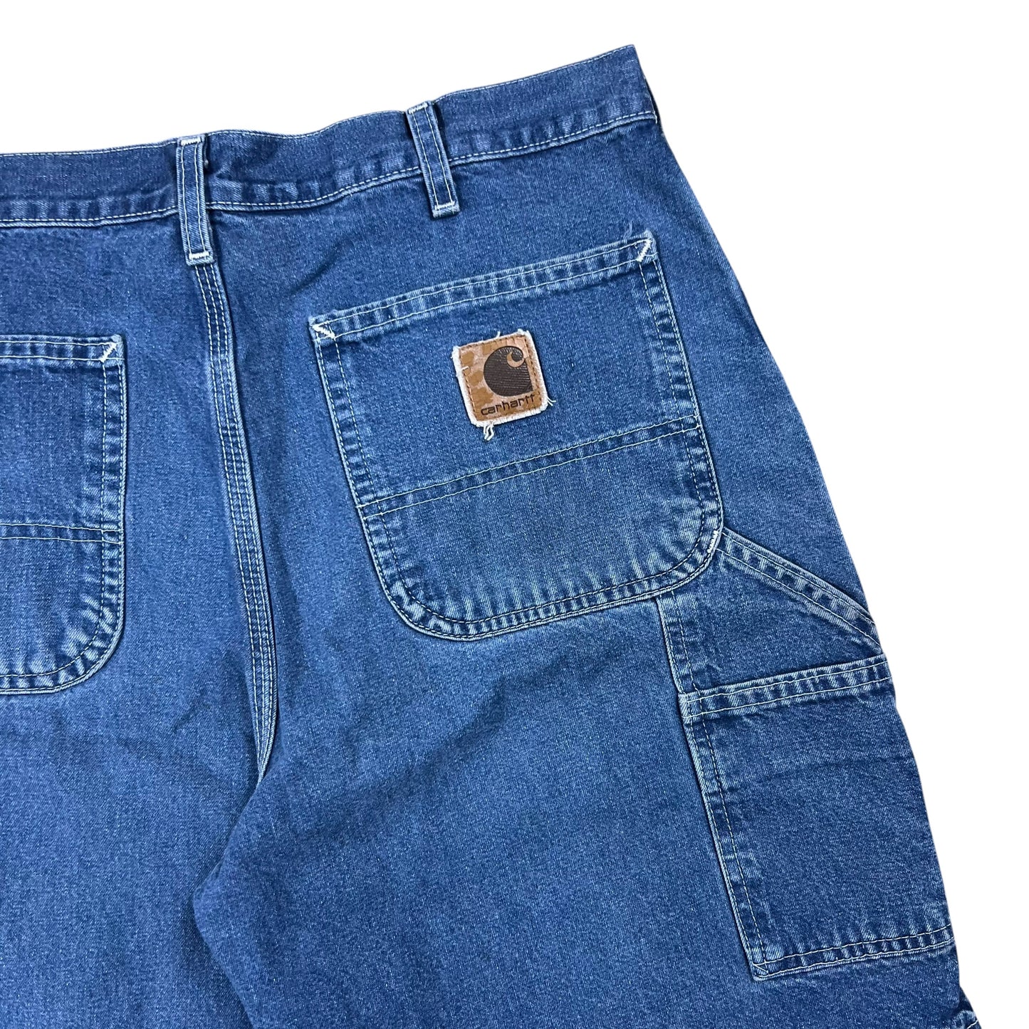 Vintage 90s Carhartt Jean cargo jorts shorts (35)