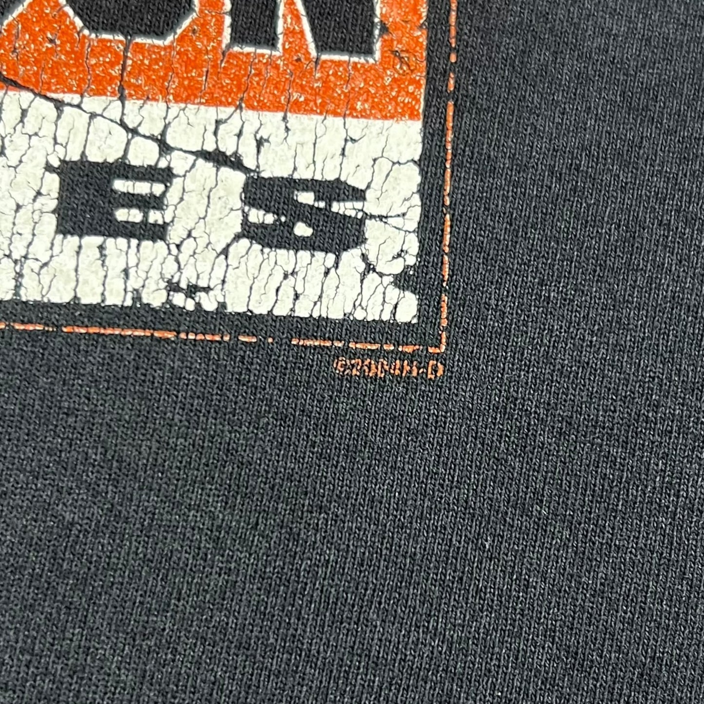 Vintage 2004 Harley Davidson Motorcycles faded flames hoodie (M)