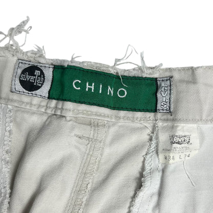 Vintage 90s Levi’s Silver Tab distressed baggy khaki pants (34x32)
