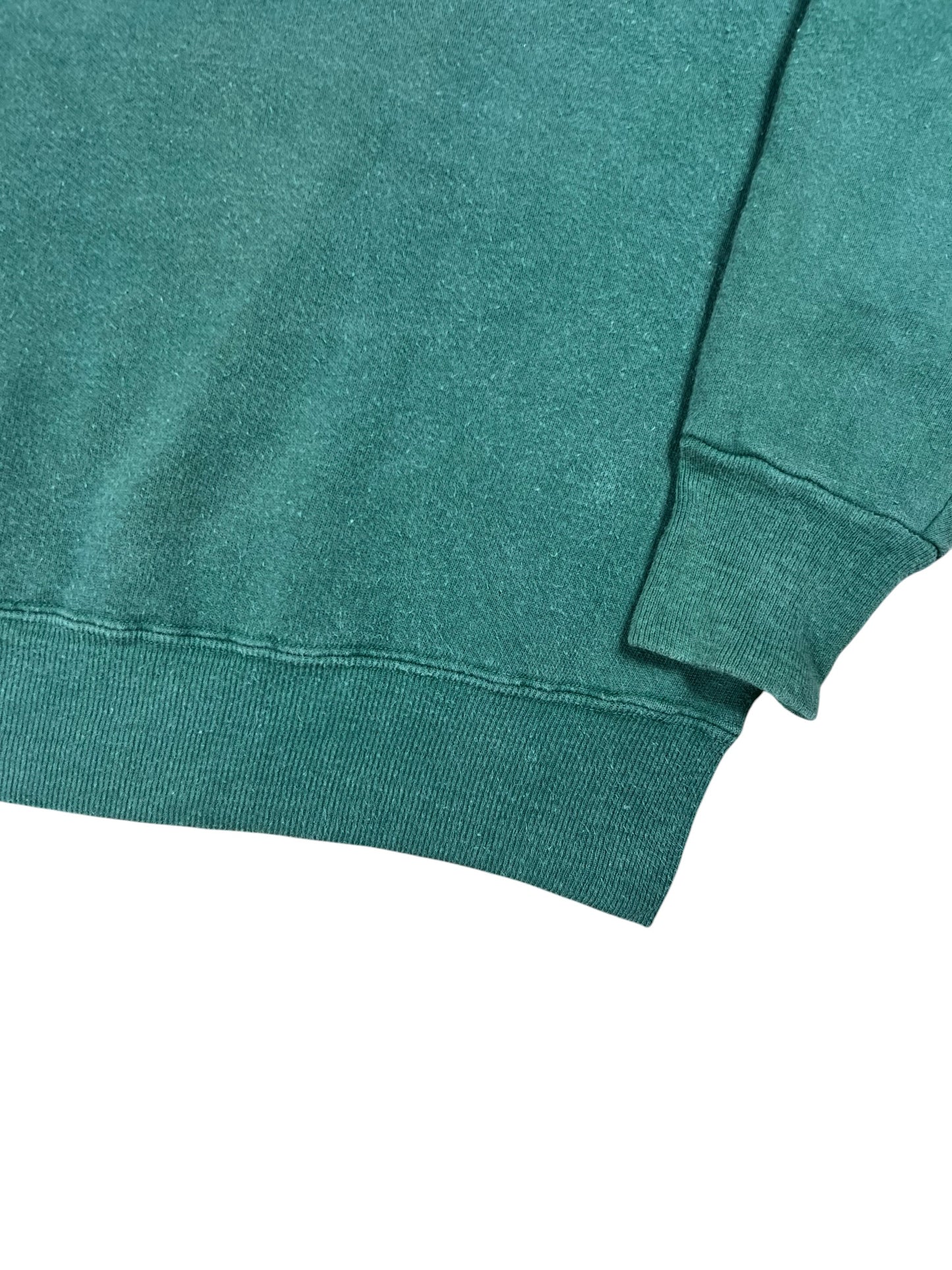 Vintage 1960s faded green blank crewneck sweatshirt (S/M)