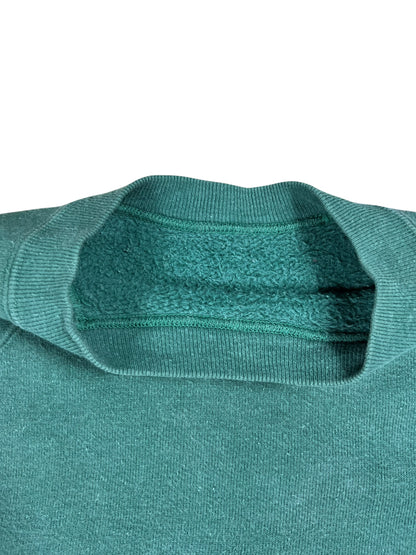 Vintage 1960s faded green blank crewneck sweatshirt (S/M)