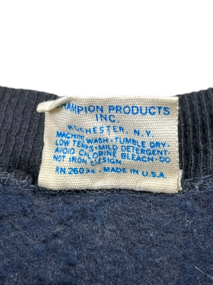 Vintage 1970s Champion Pittsburgh Steelers faded blue bar crewneck (S)