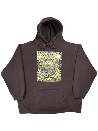 2009 Grateful Dead GDP trippy faded band hoodie (XL)