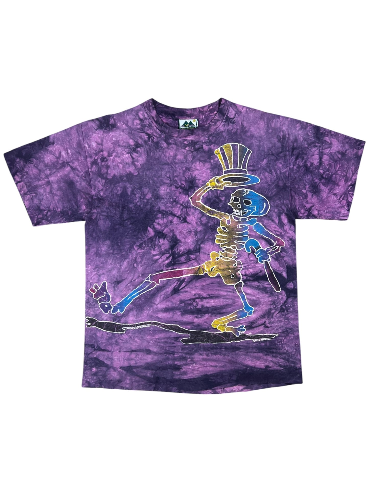 Vintage 1994 The Mountain Grateful Dead Shake Your Bones tie dye band tee (L)