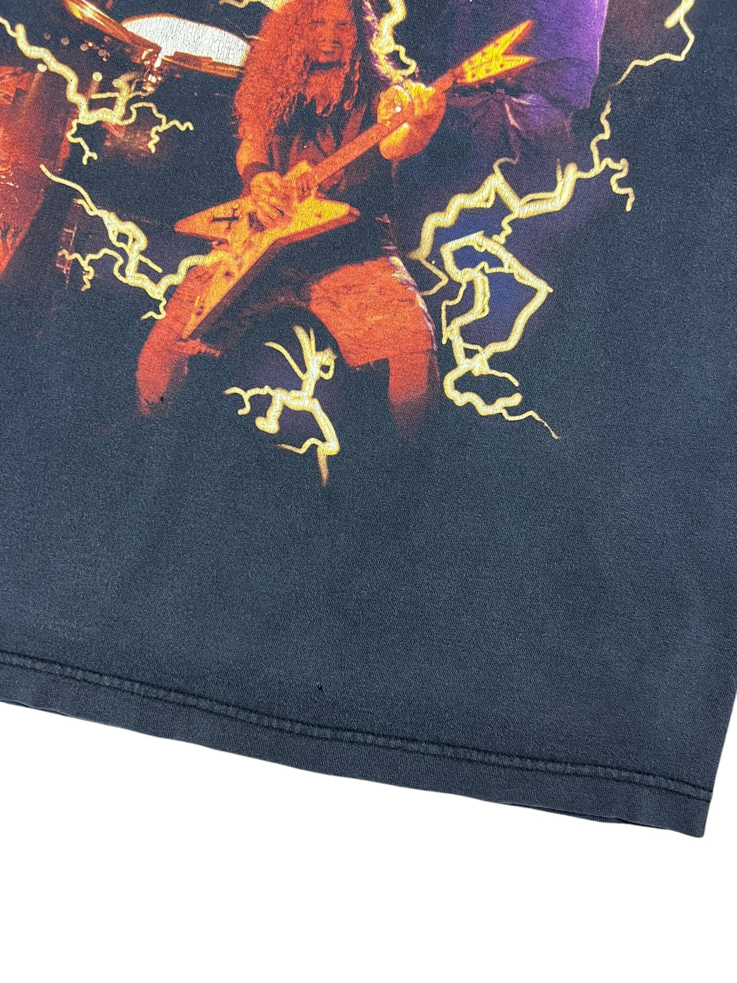 Vintage 2001 Pantera Reinventing the Steel faded lightning band tee (L)