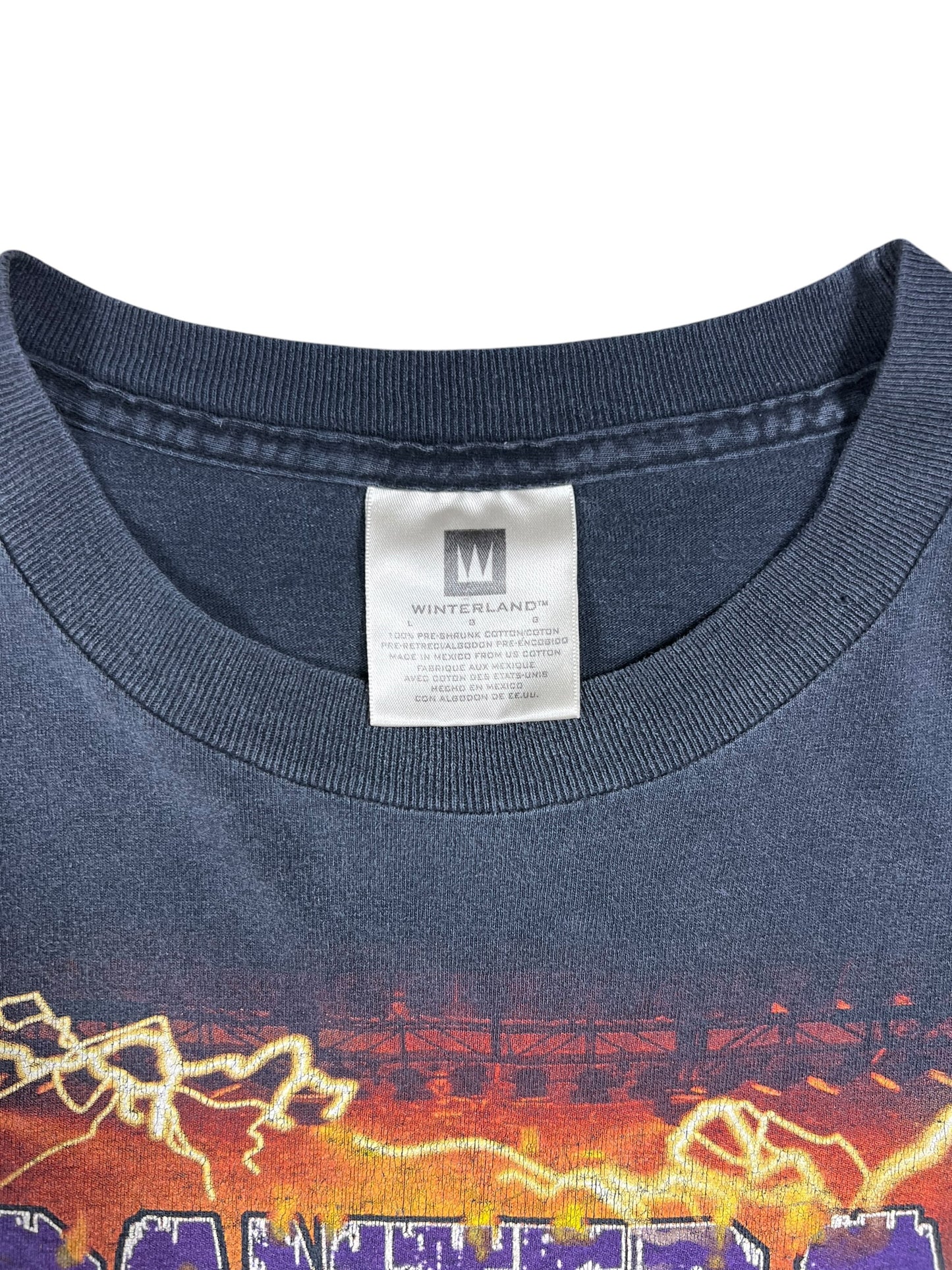 Vintage 2001 Pantera Reinventing the Steel faded lightning band tee (L)