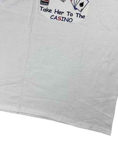 Vintage Y2K Keep Grandma Off The Streets. Take Her To The Casino tee (XL)