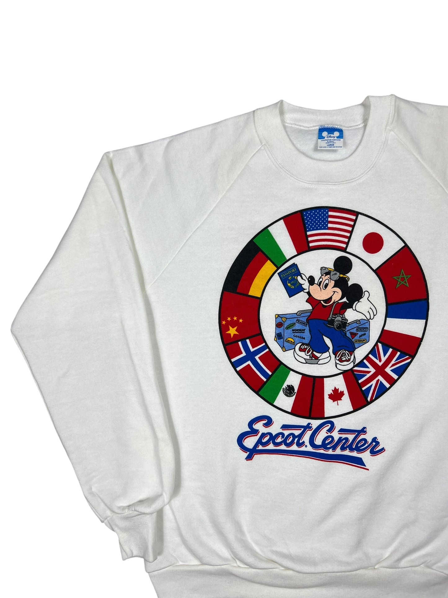 Vintage 80s Disney Epcot Center Mickey Mouse crewneck (M/L)