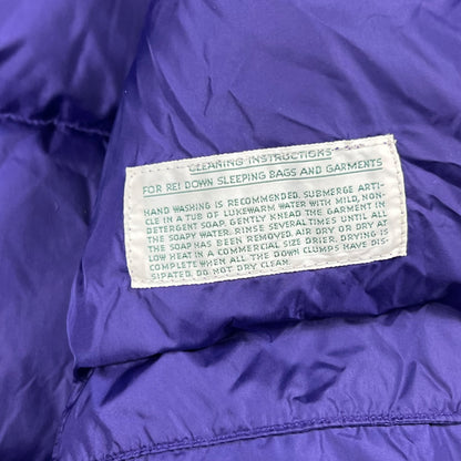 Vintage 90s R.E.I. purple goose down jacket (XL)