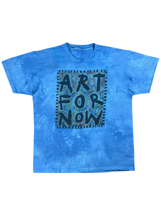 Vintage 90s ART FOR NOW Fred Babb over dye faded art tee (XL)