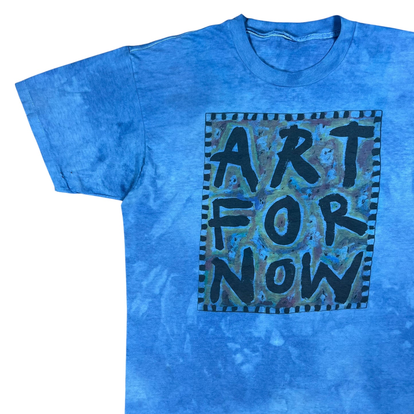 Vintage 90s ART FOR NOW Fred Babb over dye faded art tee (XL)