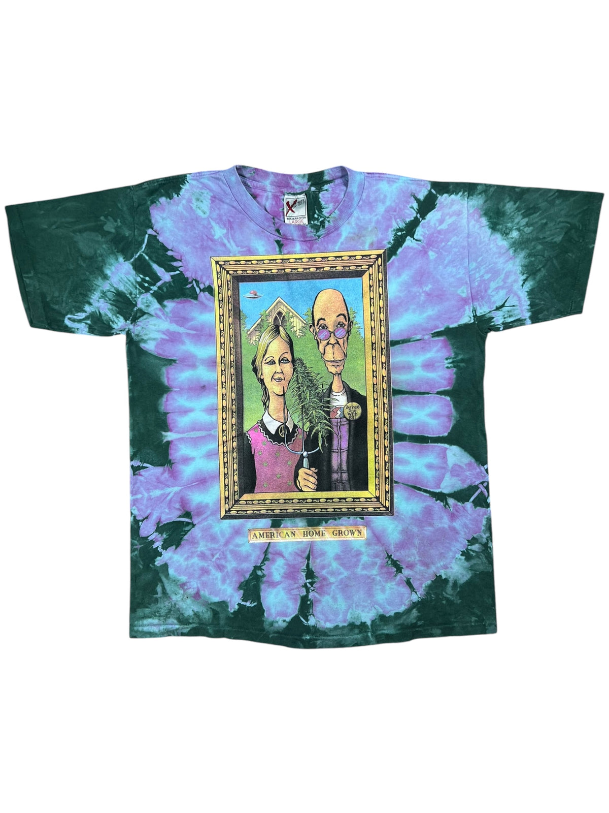 Vintage 1994 Grateful Dead American Gothic Parody MIKIO band tee (L)