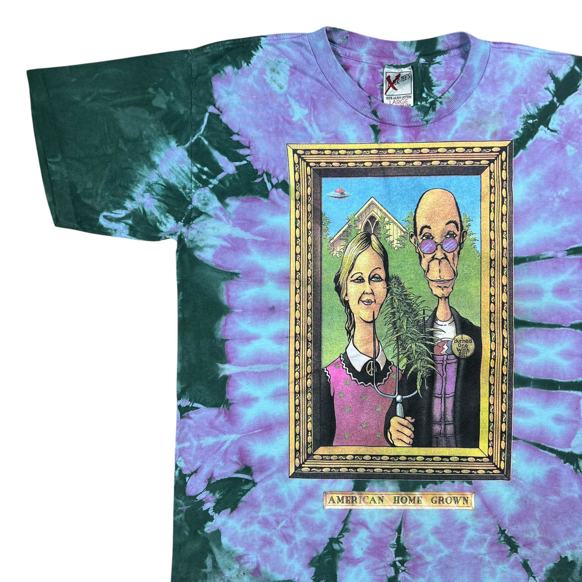 Vintage 1994 Grateful Dead American Gothic Parody MIKIO band tee (L)
