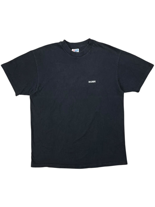 Vintage 90s Hanes DADDY faded raunchy kinky tee (L)