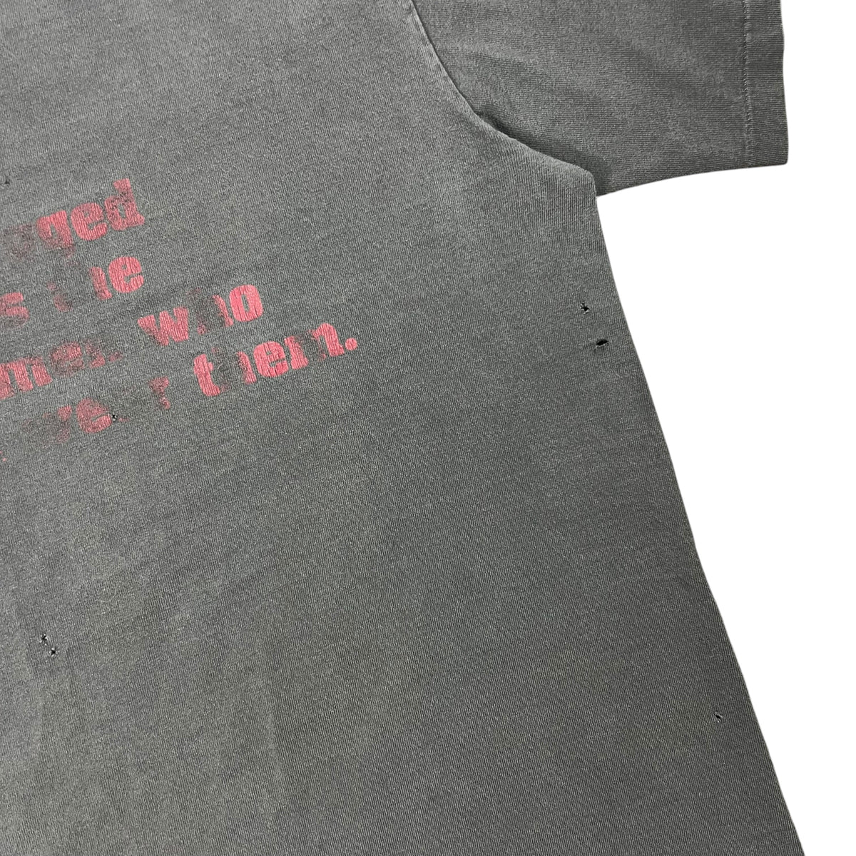 Vintage 90s Carhartt Rugged Wear faded black tee (XL)