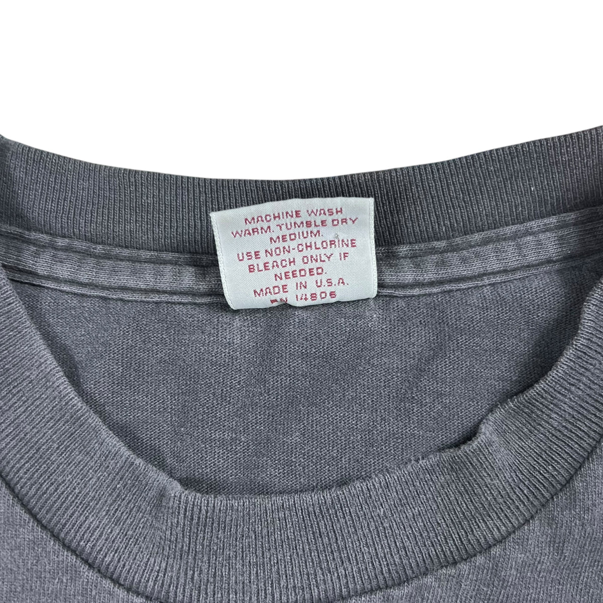Vintage 90s Carhartt Rugged Wear faded black tee (XL)